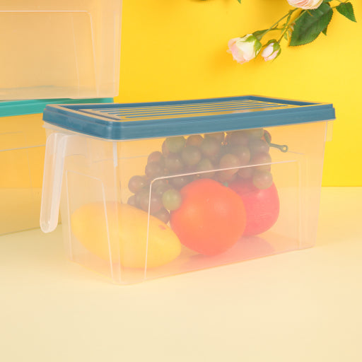 Caja de almacenamiento de refrigerador rectangular