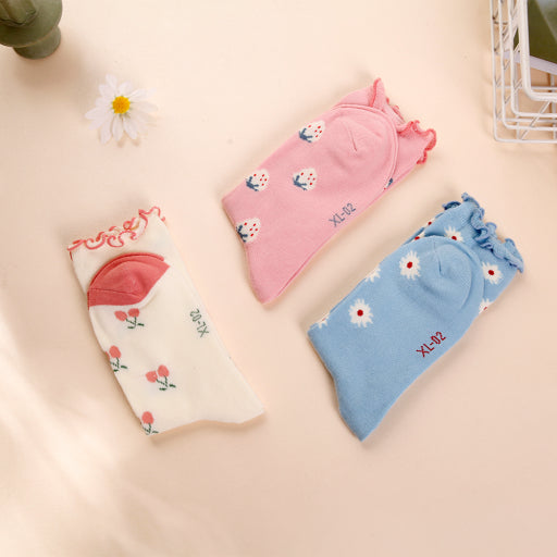 Calcetines infantiles de hongos dulces.