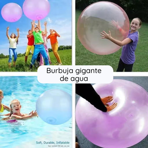 Bola gigante de burbuja de agua