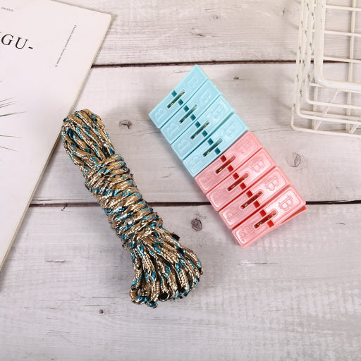 Clip resistente al viento con tendedero.