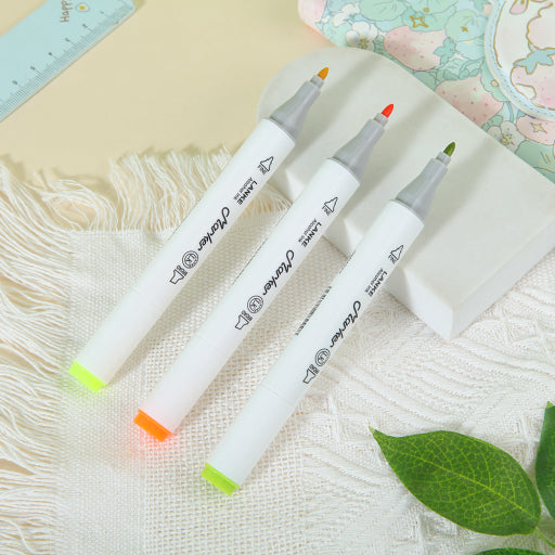 Rotulador de doble cabeza de 6 colores