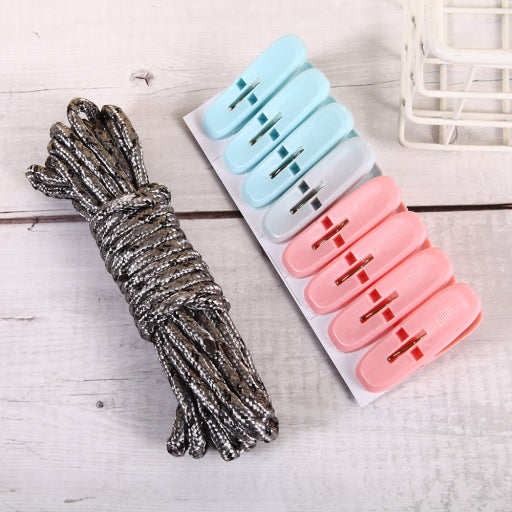 Clip resistente al viento con tendedero.