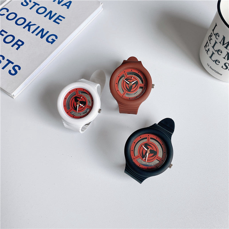 Reloj con diseño de dojutsu