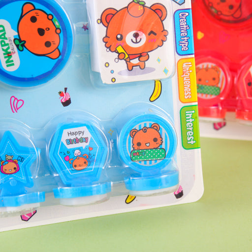 Crayón Pluma Diez Sellos