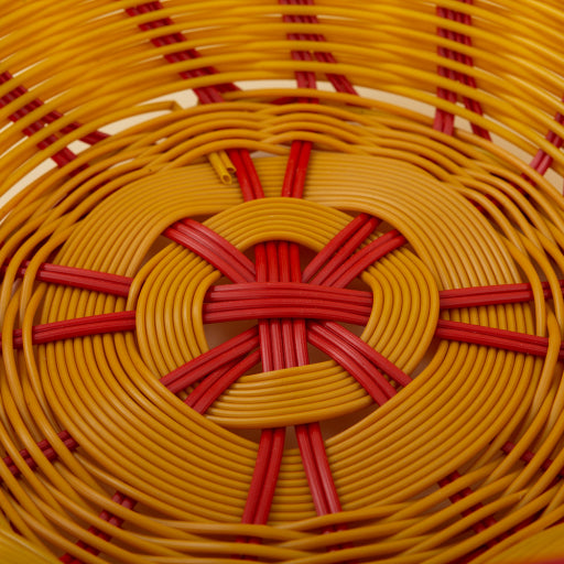Cesta de almacenamiento de encaje grande