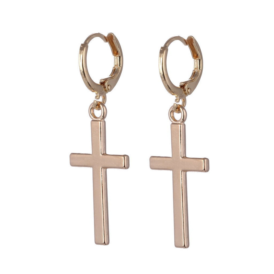 Aretes con forma de cruz