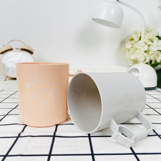 lindo vaso de enjuague bucal de animales