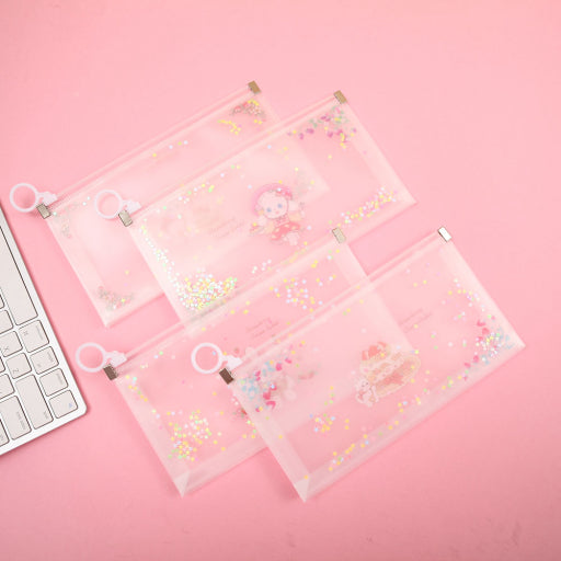 Bolsa archivadora de gatitos tridimensional de doble capa B6