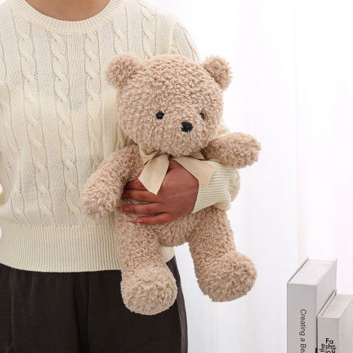 Peluche de oso con pajarita (Color Café)