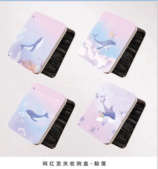 Caja de almenamiento metálica pequeña