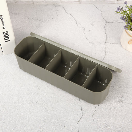 Caja de almacenamiento de compartimento simple (con tapa)