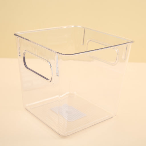 Cesta de almacenamiento pequeña cuadrada de PET