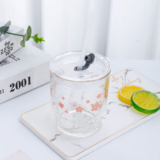 Vaso Pequeño Nudo de Bambú Flor de Cerezo (350ml)