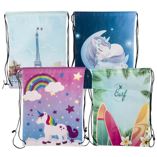 Bolsa De Nailon Con Cordón Y Cincha