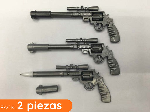Pluma con diseño de pistola
