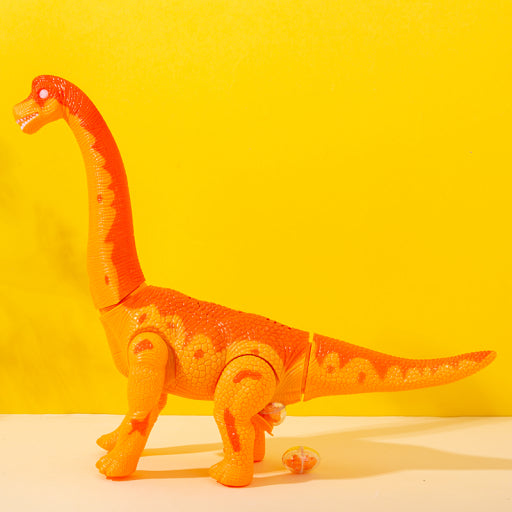 Brachiosaurus poniendo huevos con sonido y luz.