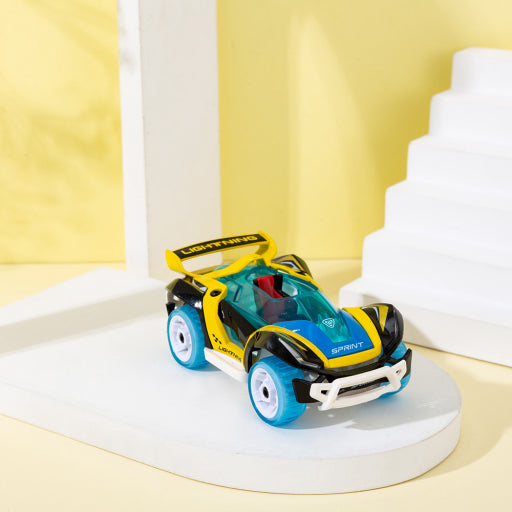 Coche deportivo de potencia de retorno de montaje de aleación DIY