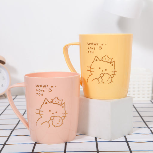 taza de enjuague bucal para cepillo de dientes de animales