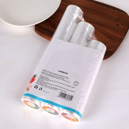Bolsa desprendible para conservación de alimentos frescos (3 rollos)