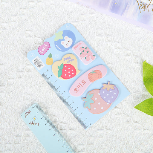 Nota adhesiva de fruta