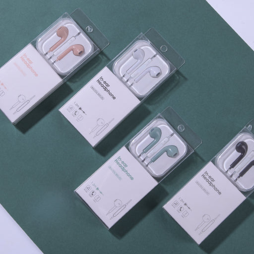 Auriculares coloridos (verde)