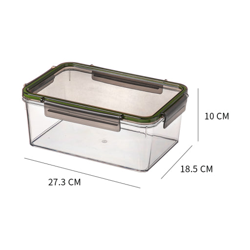 Caja de conservación sellada rectangular transparente (3500ML)