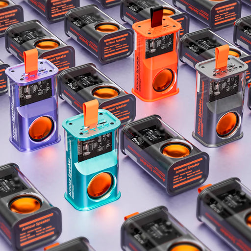 Claro wararmadura bluetooth audio, naranja, gris, verde, púrpura, 500mAh60*47*101mmABS caja de color