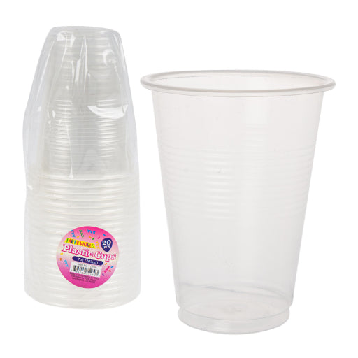 Paquete De 20 Vasos De Plástico