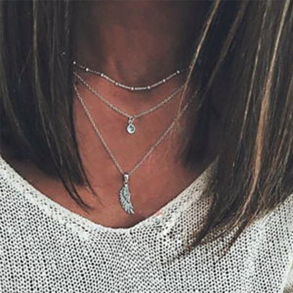 Set de 3 collares de ala