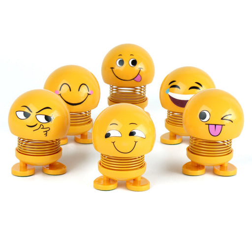 Figuras de emoji con resorte