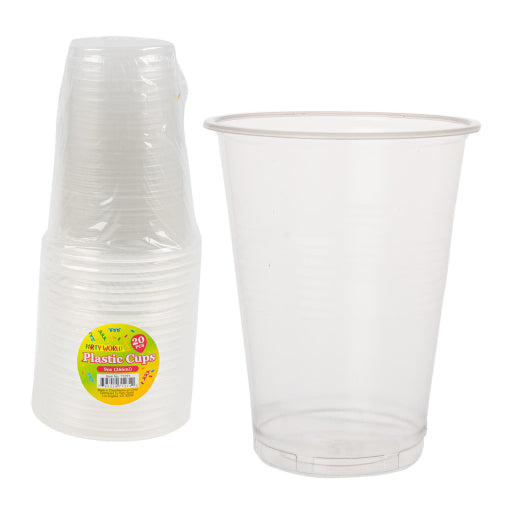 Paquete De 20 Vasos De Plástico: 9 Oz