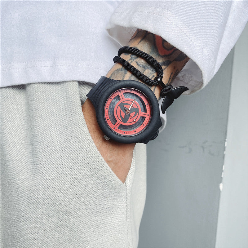 Reloj con diseño de dojutsu