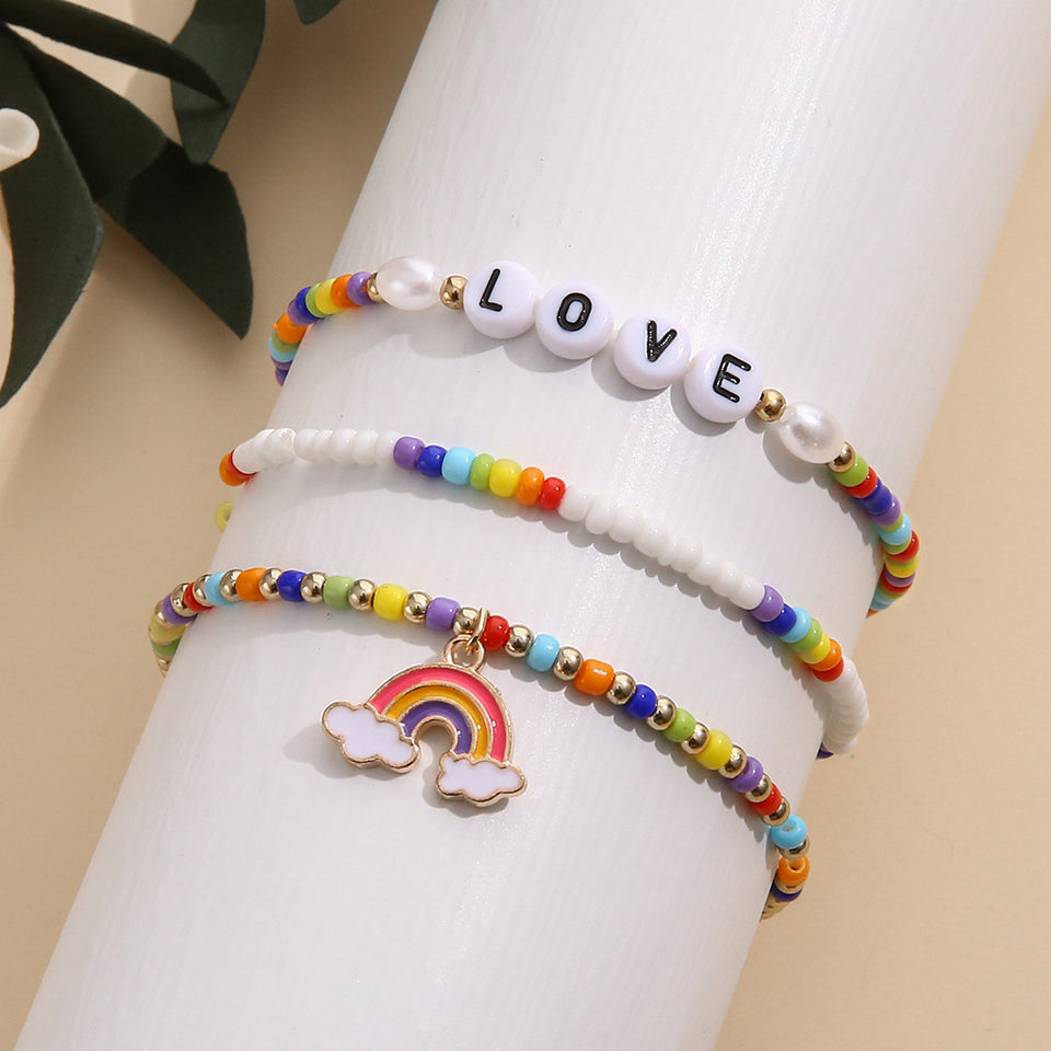 Pulseras arcoiris