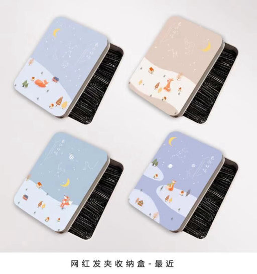 Caja de almenamiento metálica pequeña