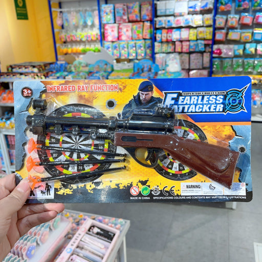 Pistola de balas blandas de succión de plástico para niños