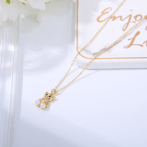 Collar de oso sentado