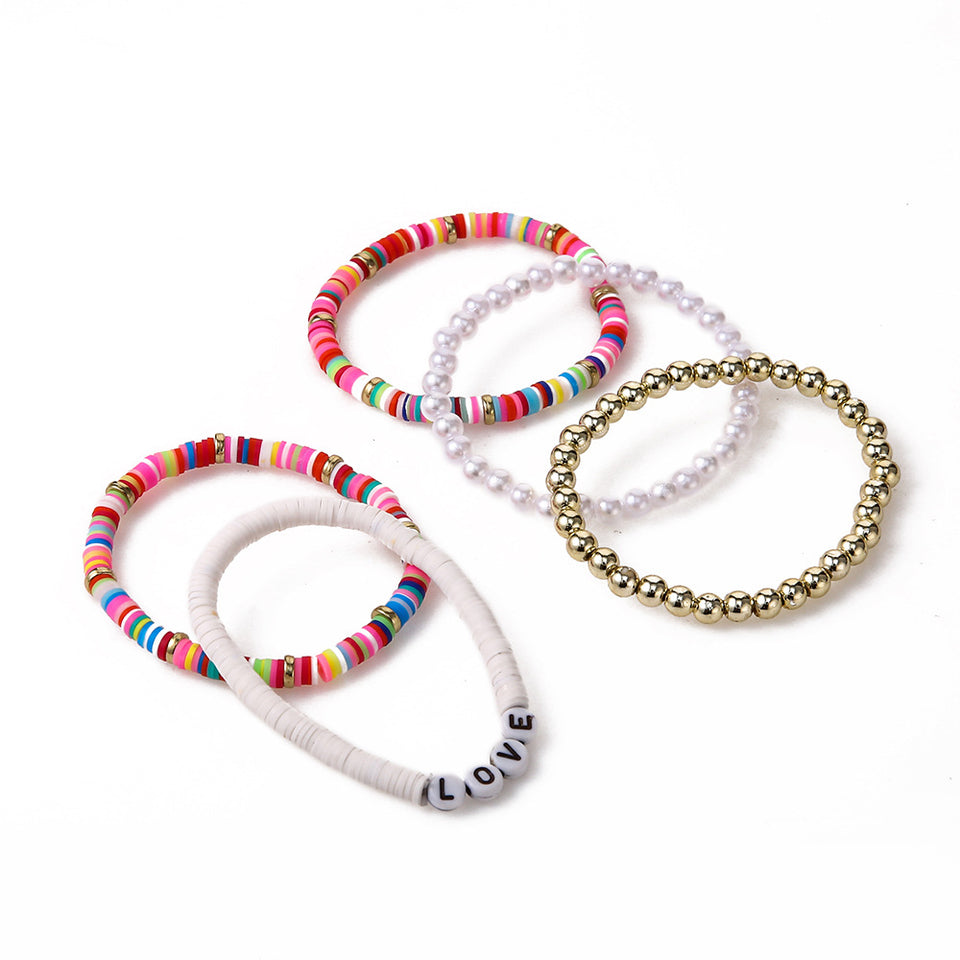 Pulsera de cuencas arcoiris