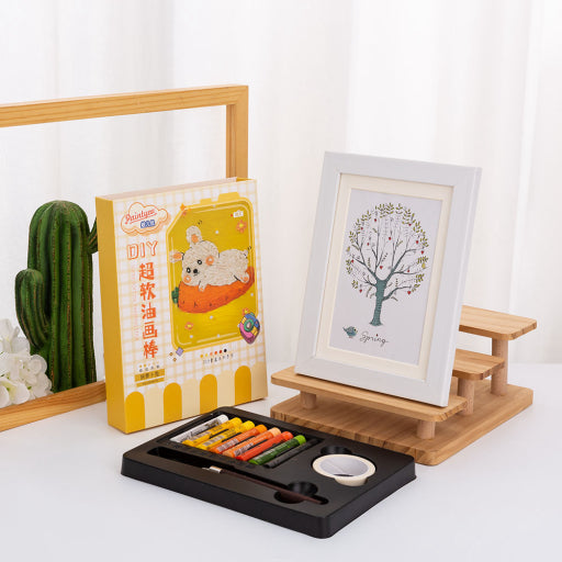 Juego de caja de regalo con barra de pintura al óleo súper suave (8 colores)