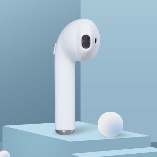 Auriculares bluetooth de media oreja de moda