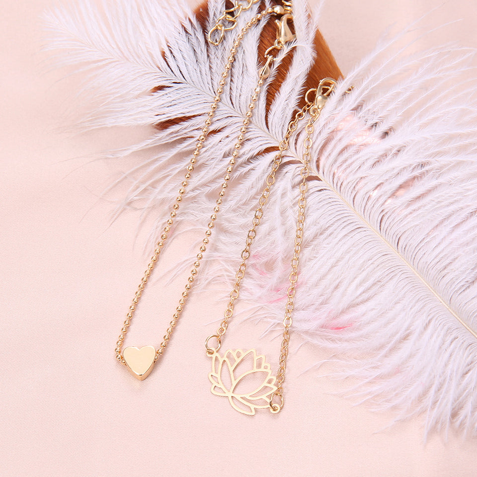 Pulsera de suculenta y corazón