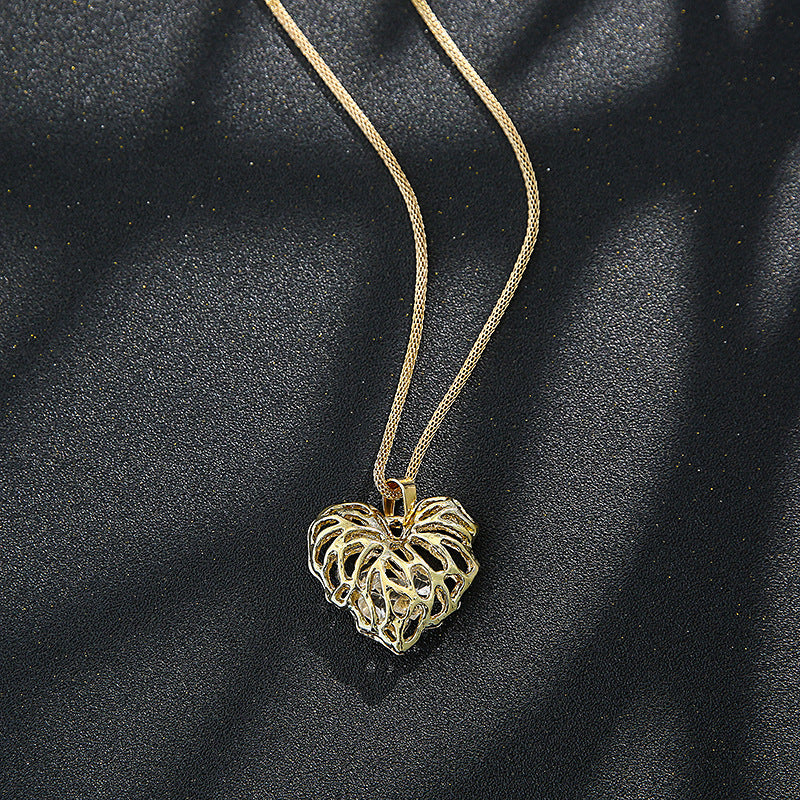 Dije de corazón con cadena