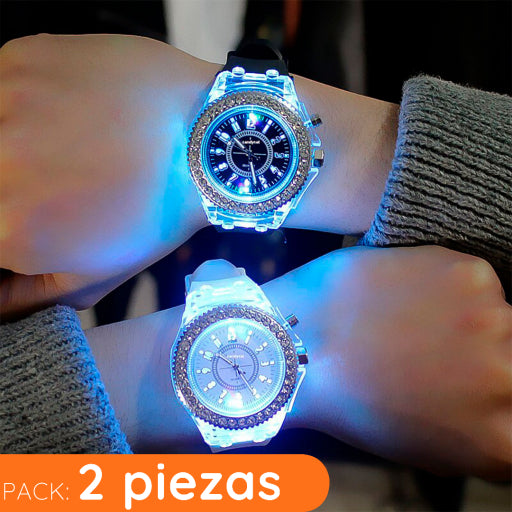 Increíble reloj luminoso-Pack 2