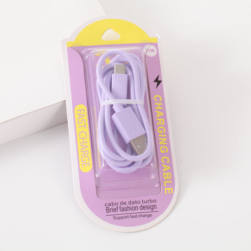 Cable de datos TIPO C 25W-morado