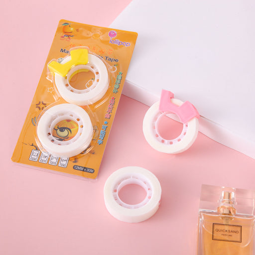 Combinación cinta invisible mas máquina cortadora