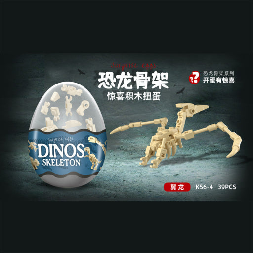 Huevito con dinosaurios armables