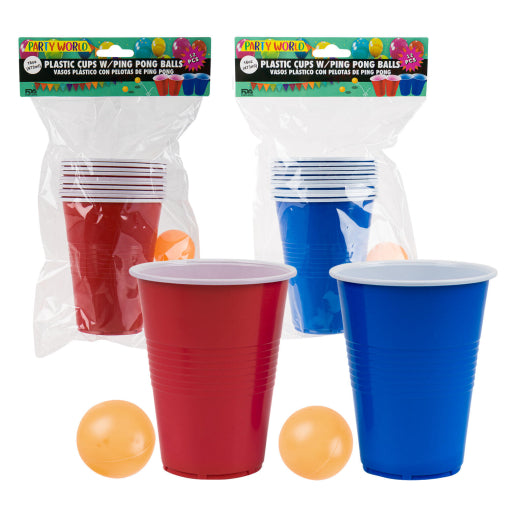 Party World Juego De Vasos De Plástico De 12 Piezas