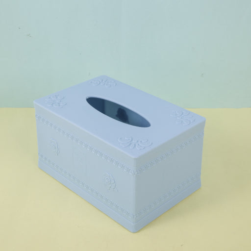 Caja de pañuelos simple de colores mezclados.