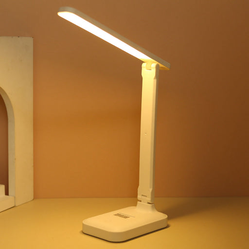 Lámpara de escritorio LED táctil con protección ocular-blanca