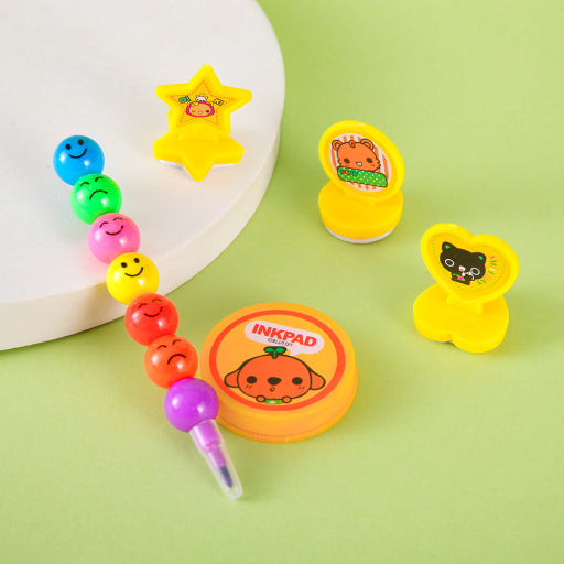 Crayón Pluma Diez Sellos