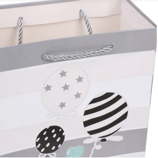 Bolsa de regalo plata cumpleaños